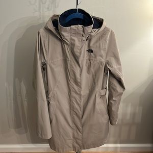 The North Face windproof rain jacket, gently used, no tags